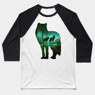 wolf pack nightly hunt Baseball T-Shirt